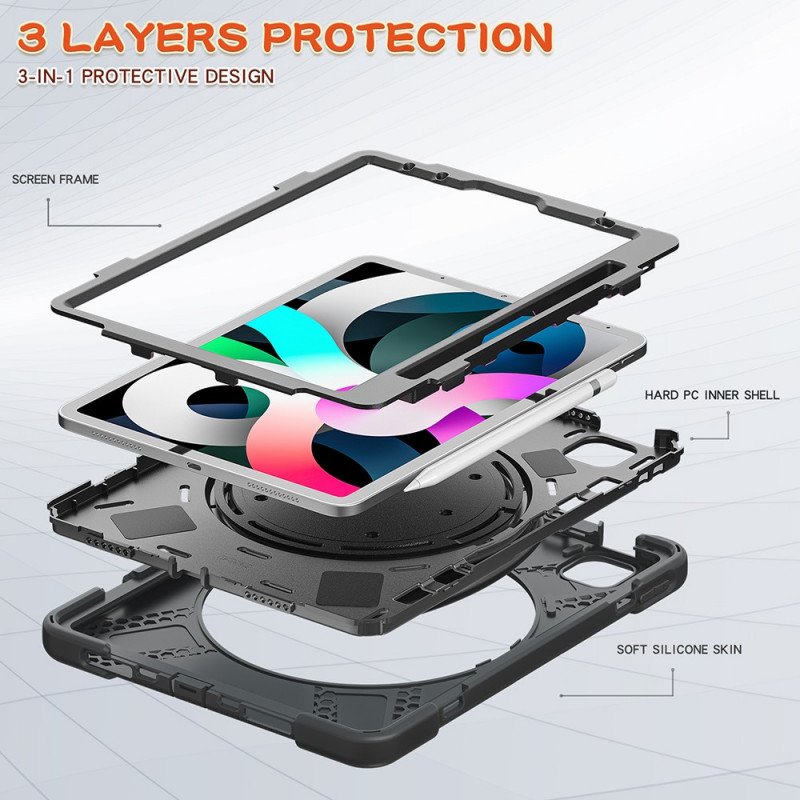 Mobilskal iPad Pro 11" (2022) Hybrid Ringroterande Fäste