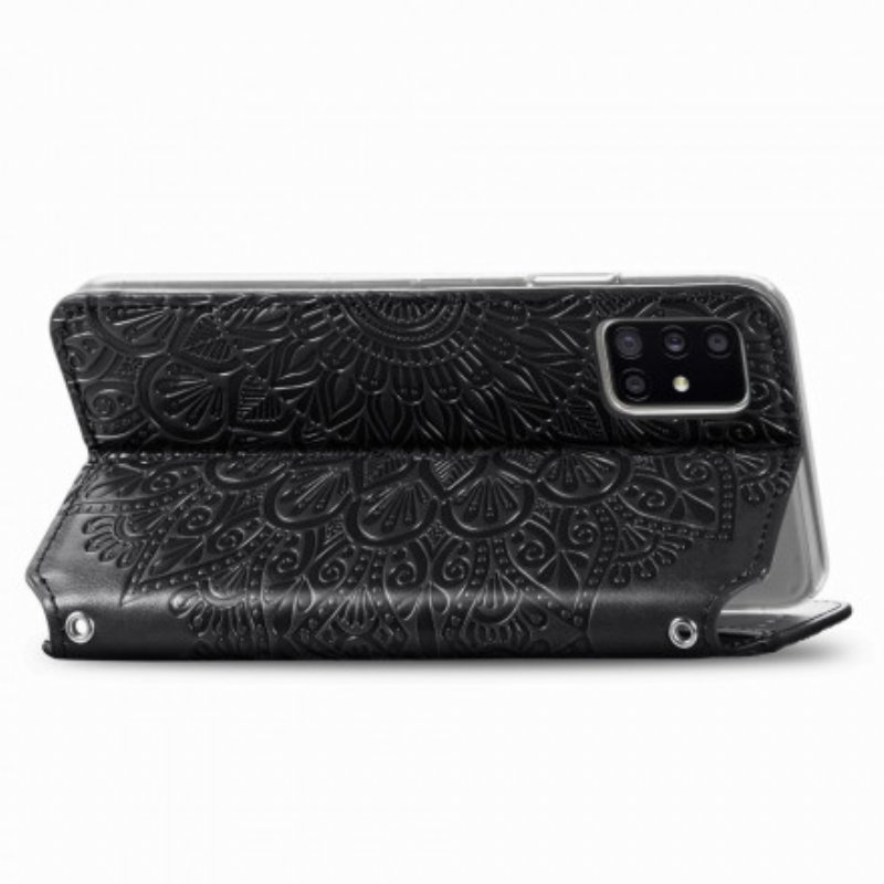 Folio-fodral Samsung Galaxy A51 5G Läderfodral Mandala