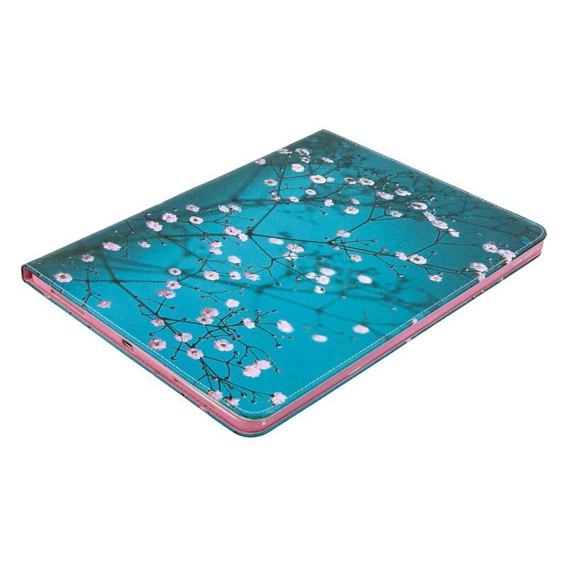 Läderfodral iPad Pro 12.9" (2020) Sakura Trädtrycksmönster