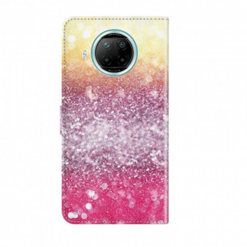 Fodral Xiaomi Mi 10T Lite Light Spot Glitter Magenta