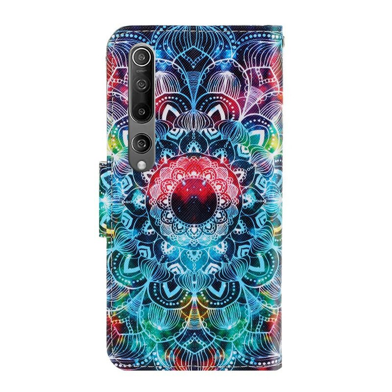 Fodral Xiaomi Mi 10 / 10 Pro Med Kedjar Flashig Strappy Mandala