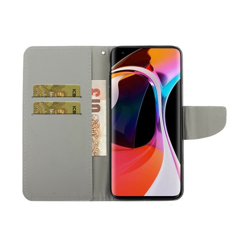 Fodral Xiaomi Mi 10 / 10 Pro Med Kedjar Flashig Strappy Mandala