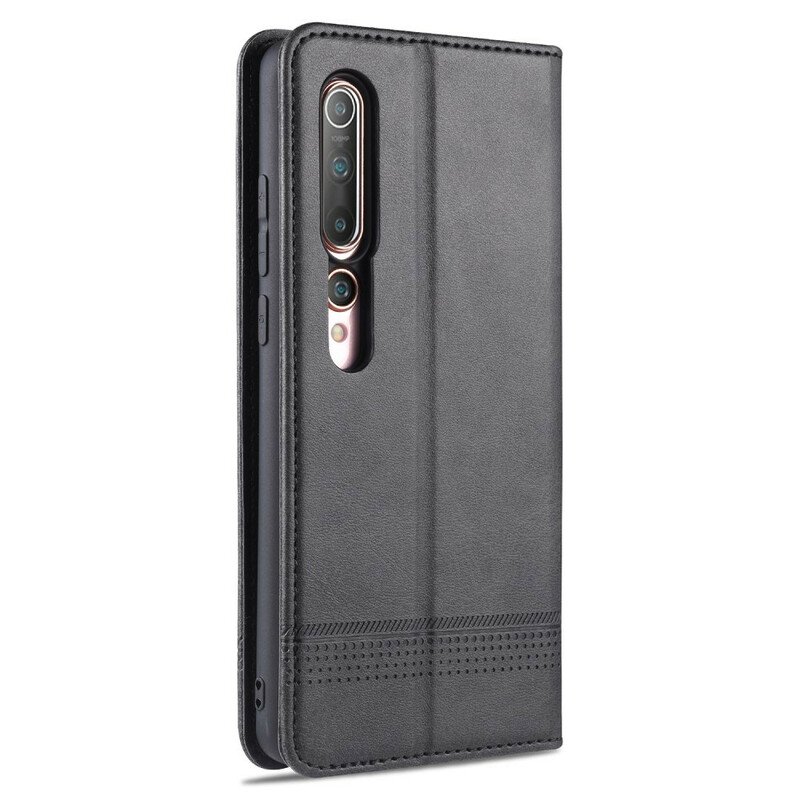 Folio-fodral Xiaomi Mi 10 / 10 Pro Läderfodral Azns Läder Styling