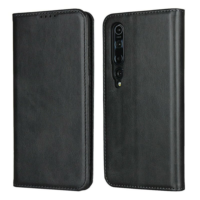 Folio-fodral Xiaomi Mi 10 / 10 Pro Läderfodral Elegance Split Läder