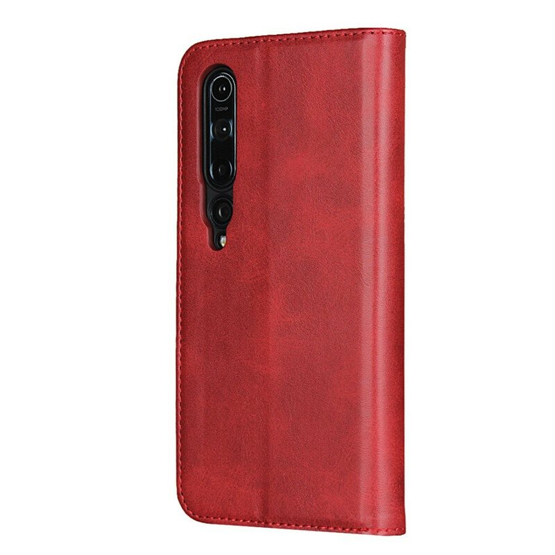 Folio-fodral Xiaomi Mi 10 / 10 Pro Läderfodral Elegance Split Läder