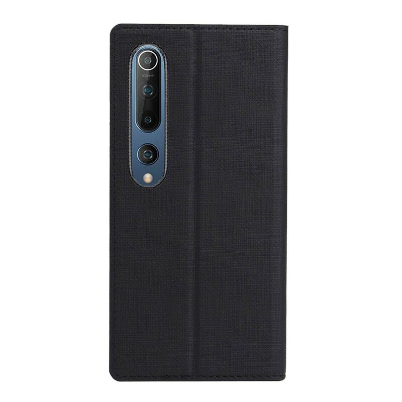 Folio-fodral Xiaomi Mi 10 / 10 Pro Läderfodral Strukturerad Vili Dmx