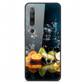 Skal Xiaomi Mi 10 / 10 Pro Citrus Splash Härdat Glas