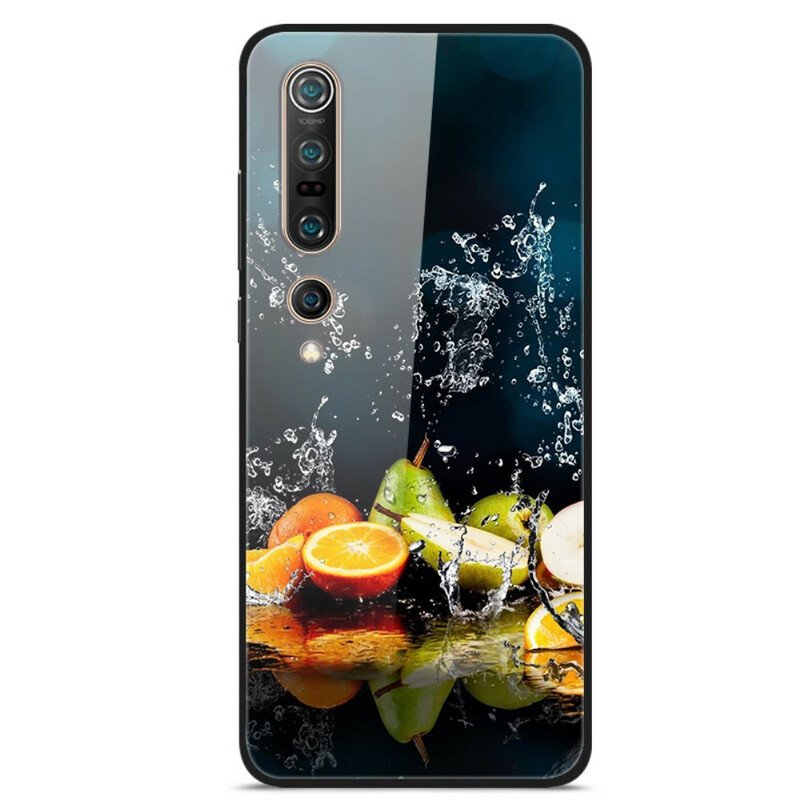 Skal Xiaomi Mi 10 / 10 Pro Citrus Splash Härdat Glas