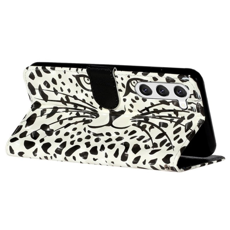 Fodral Samsung Galaxy S24 5g Leopard Med Snodd