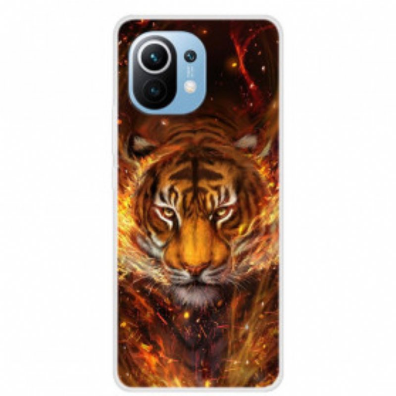 Skal Xiaomi Mi 11 (5G) Eld Tiger