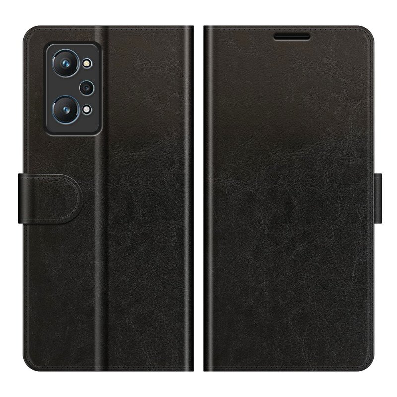 Fodral Realme GT Neo 3T / Neo 2 Designer Lädereffekt