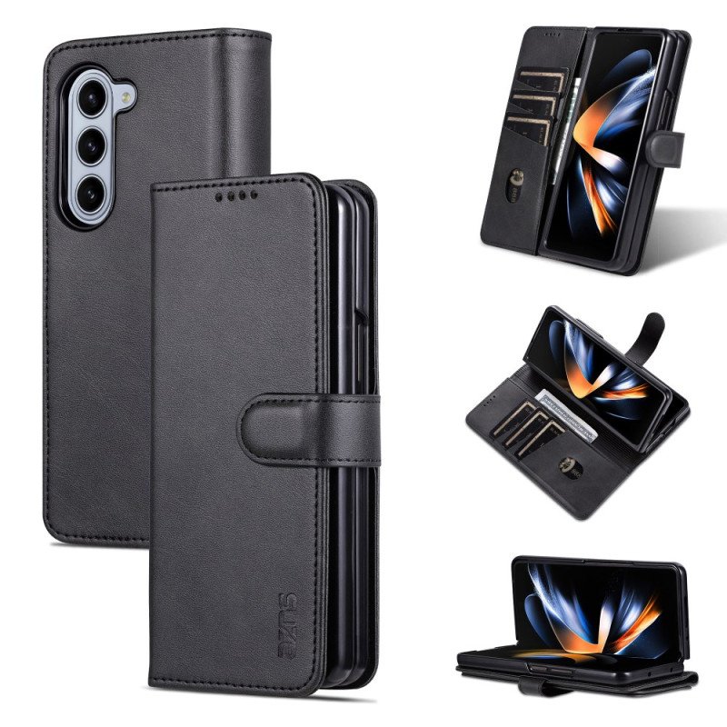 Fodral För Samsung Galaxy Z Fold 6 Azns Läderstil