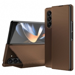 Fodral Samsung Galaxy Z Fold 6 Lädereffektstöd