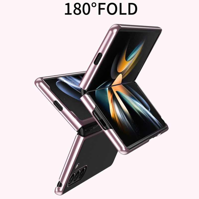 Skal För Samsung Galaxy Z Fold 6 Transparenta Metalliska Kanter