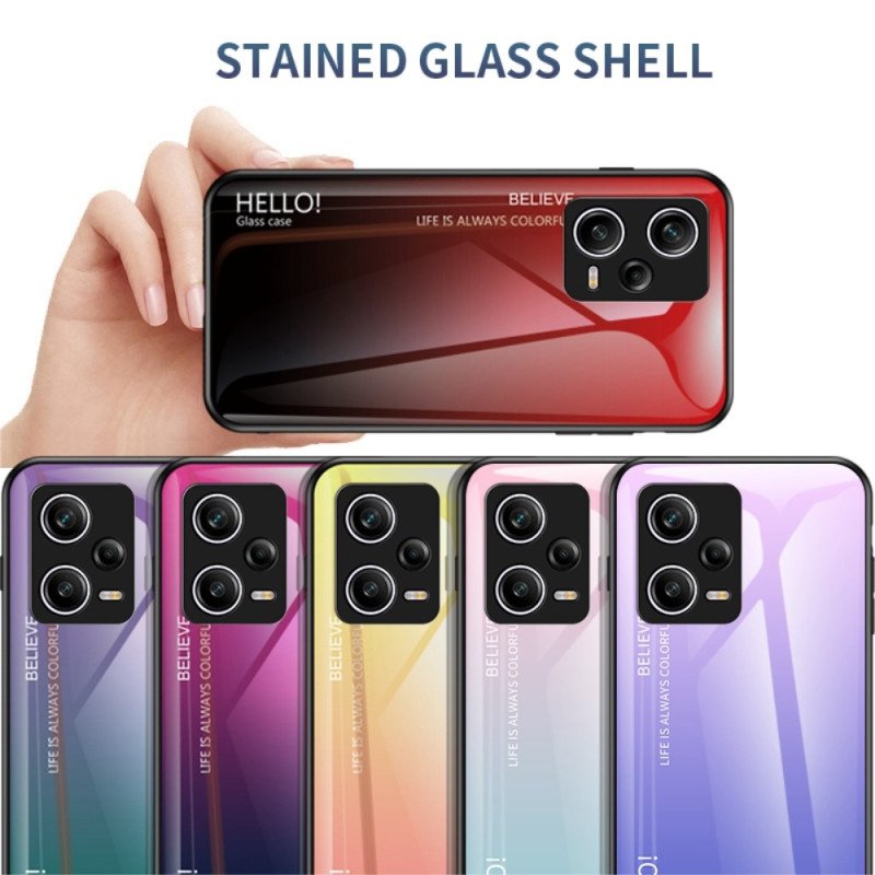 Skal Xiaomi Redmi Note 12 Pro Härdat Glas Hej