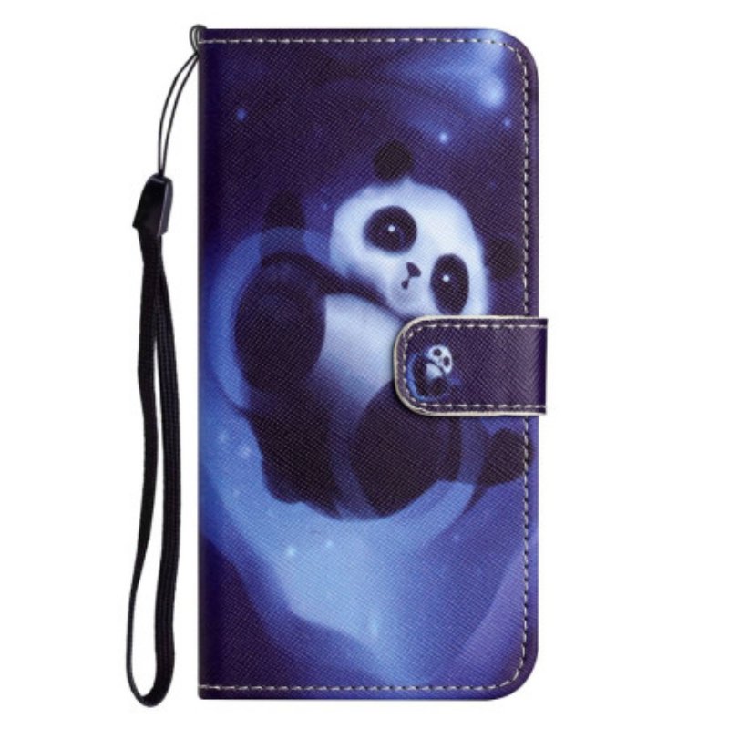 Fodral Samsung Galaxy S23 5G Med Kedjar Strappy Panda