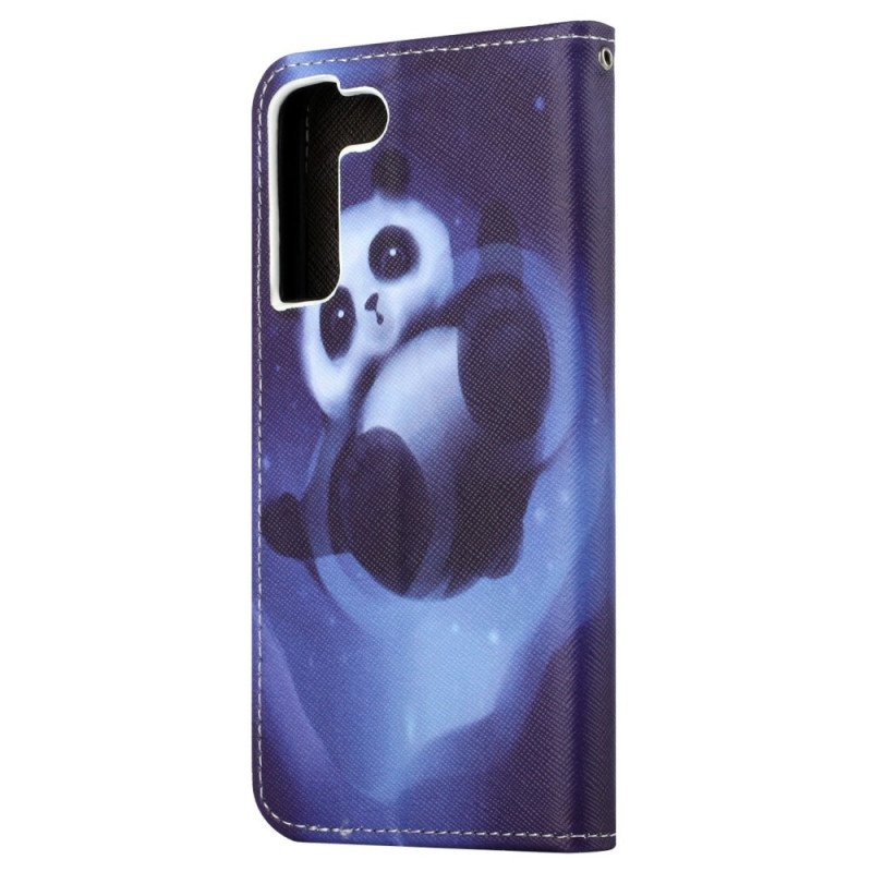 Fodral Samsung Galaxy S23 5G Med Kedjar Strappy Panda