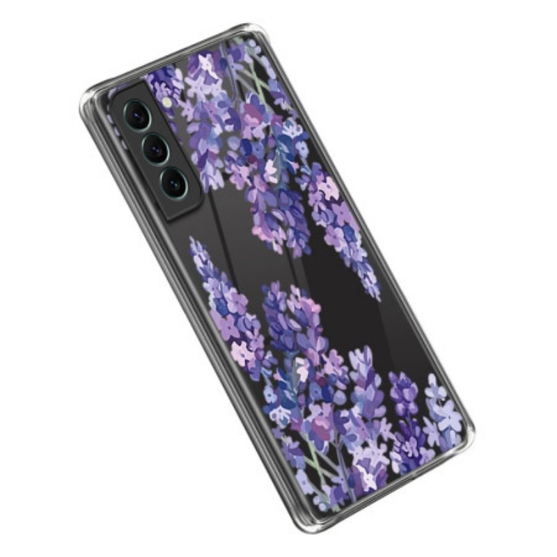 Skal Samsung Galaxy S23 5G Sömlösa Lila Blommor