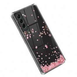 Skal Samsung Galaxy S23 5G Sömlösa Rosa Blommor