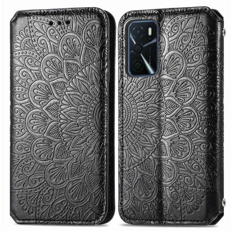 Folio-fodral Oppo A16 / A16s Läderfodral Mandala