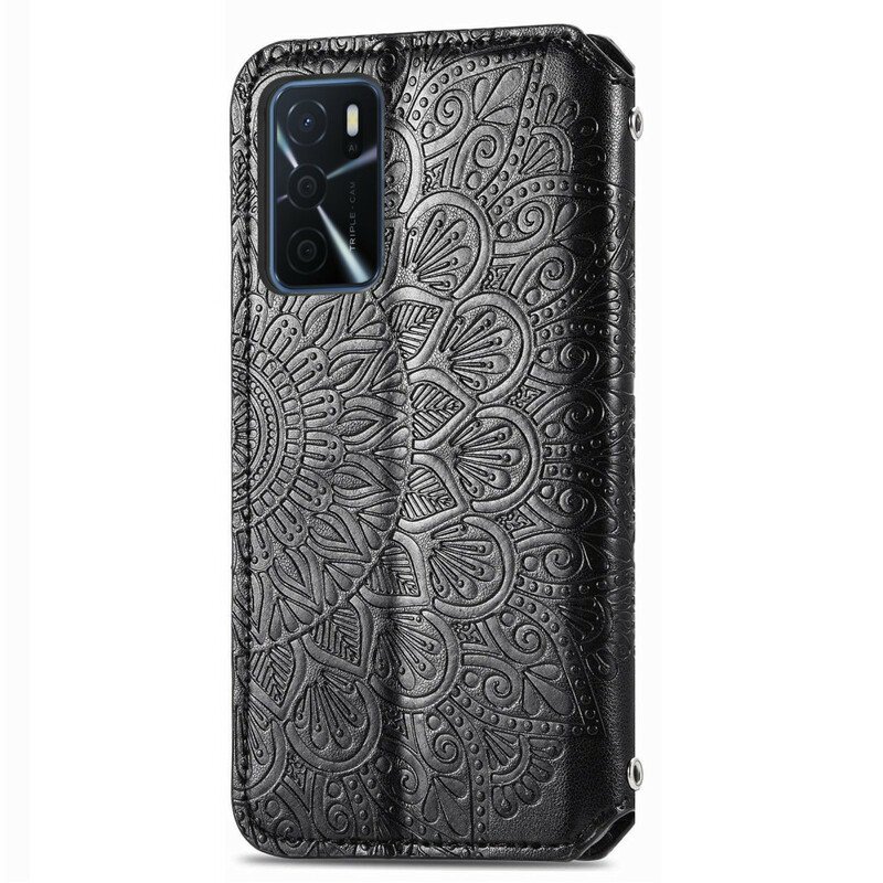 Folio-fodral Oppo A16 / A16s Läderfodral Mandala