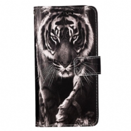 Fodral Samsung Galaxy S23 Ultra 5G Med Kedjar Strappy Night Tiger