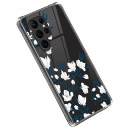 Skal Samsung Galaxy S23 Ultra 5G Vita Blommor