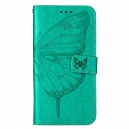 Fodral iPhone 14 Pro Max Med Kedjar Barock Strappy Butterfly