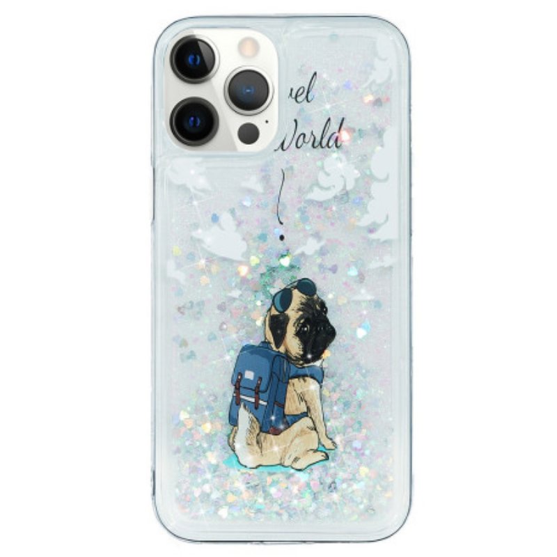 Skal iPhone 15 Pro Glitterhund