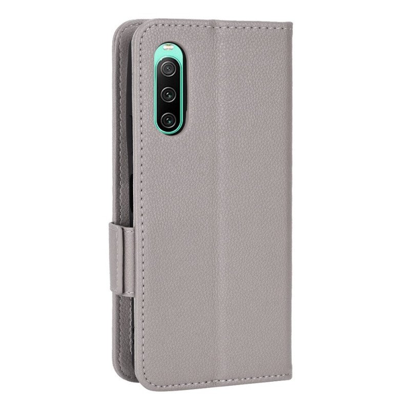 Fodral Sony Xperia 10 IV Finesse Dubbellås