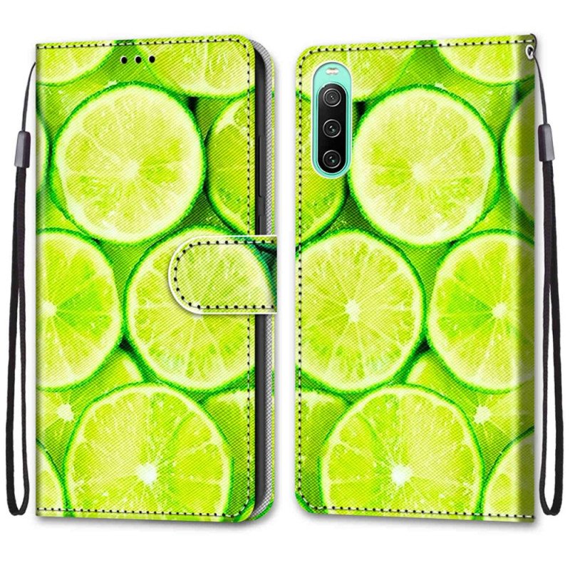 Fodral Sony Xperia 10 IV Limefrukter