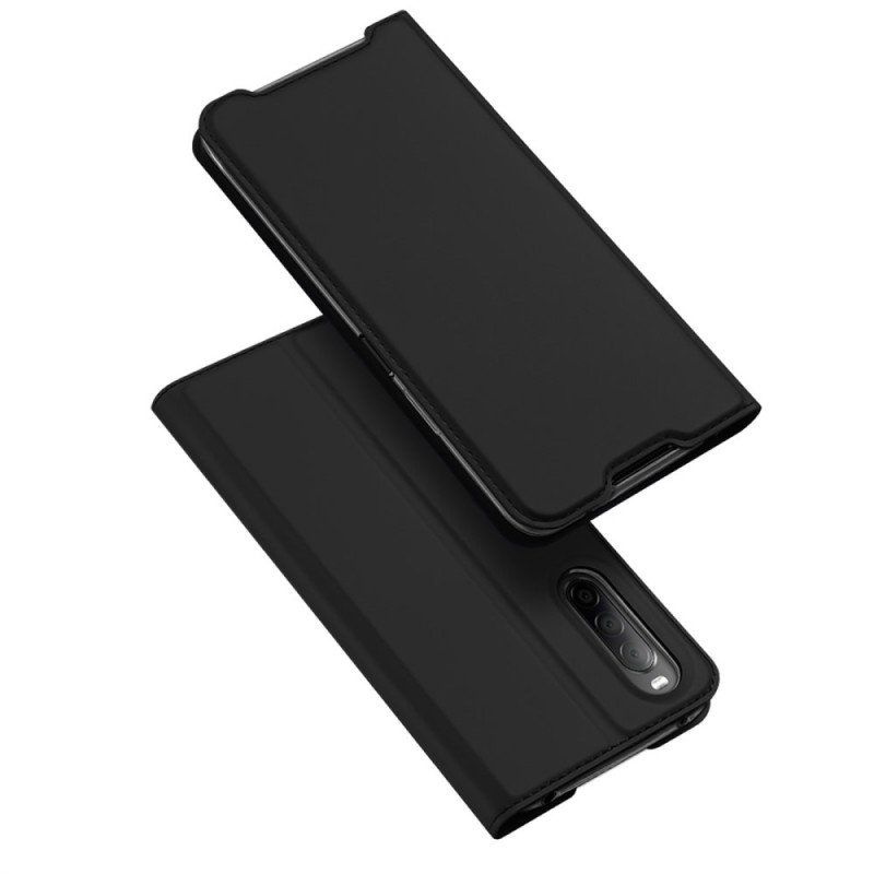 Läderfodral Sony Xperia 10 IV Skin Pro Dux Ducis