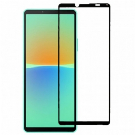 Sony Xperia 10 Iv Black Edge Skärmskydd I Härdat Glas