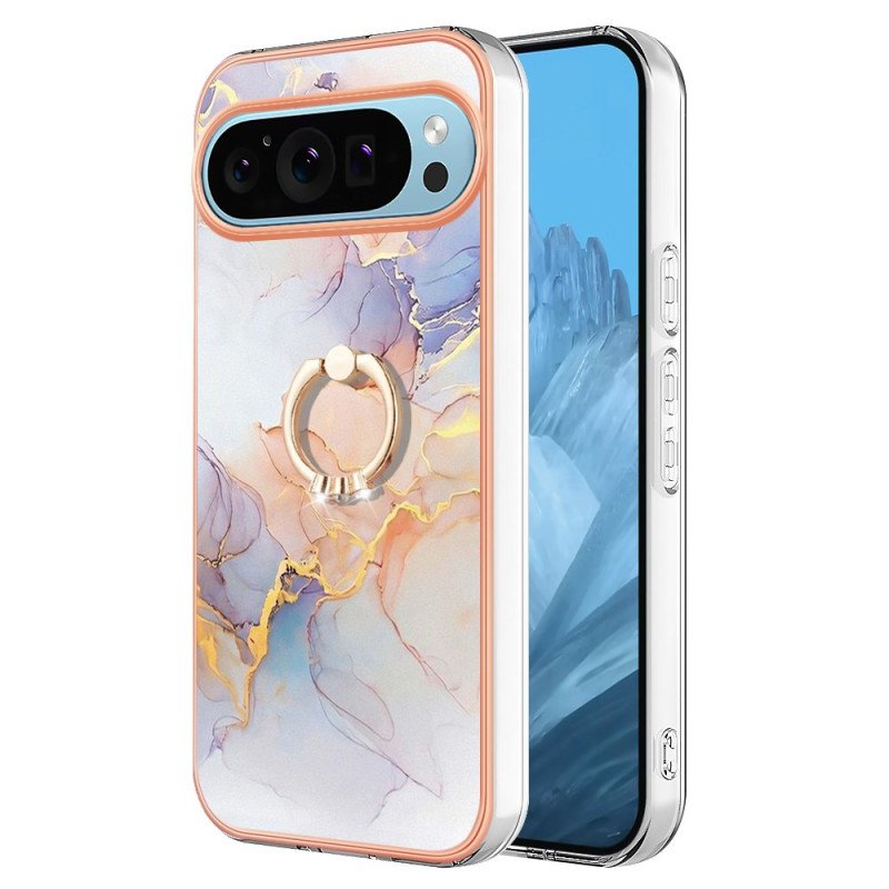 Skal Google Pixel 9 Pro Milky Way White Marble Support Ring