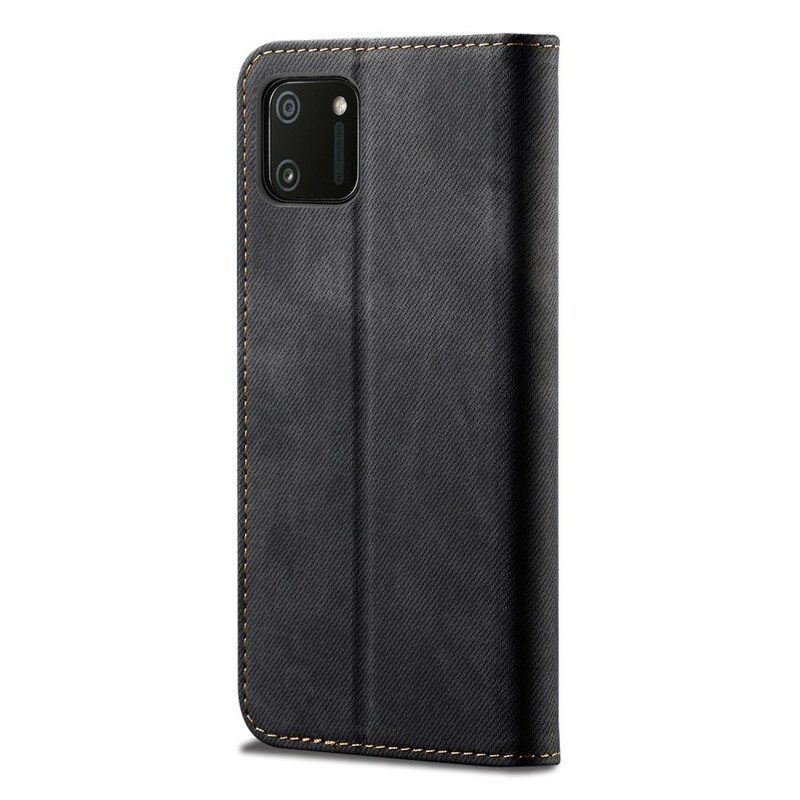 Folio-fodral Realme C11 Läderfodral Textur För Jeans I Konstläder