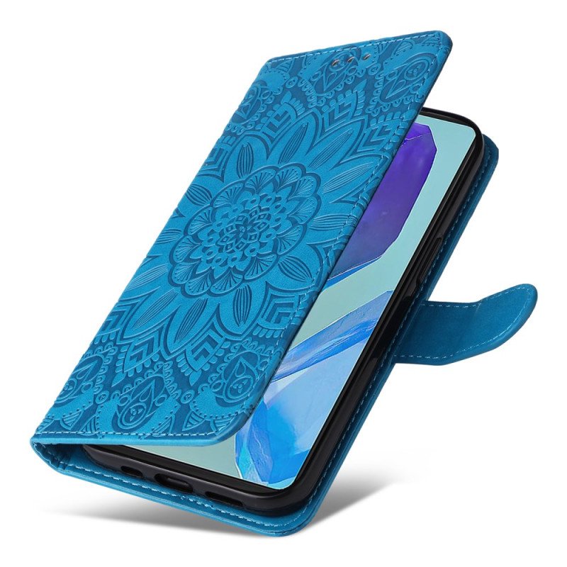 Fodral För Samsung Galaxy M55 5g Mandala Med Band