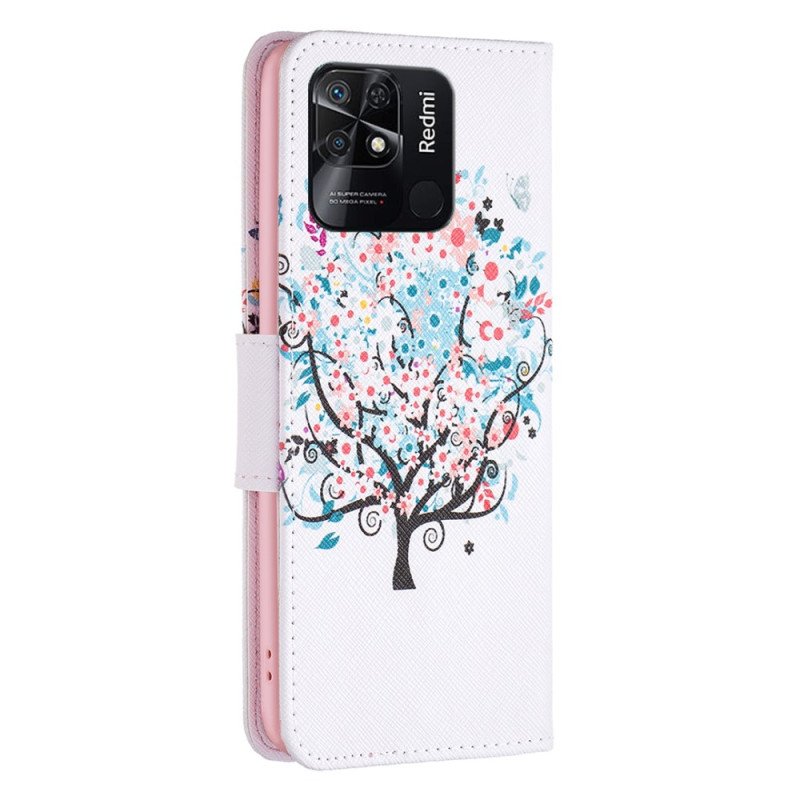 Fodral Xiaomi Redmi 10C Blommande Träd