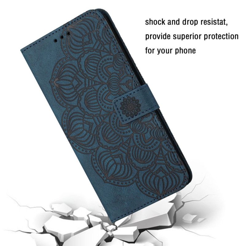 Fodral Xiaomi Redmi 10C Med Kedjar Strappy Mandala