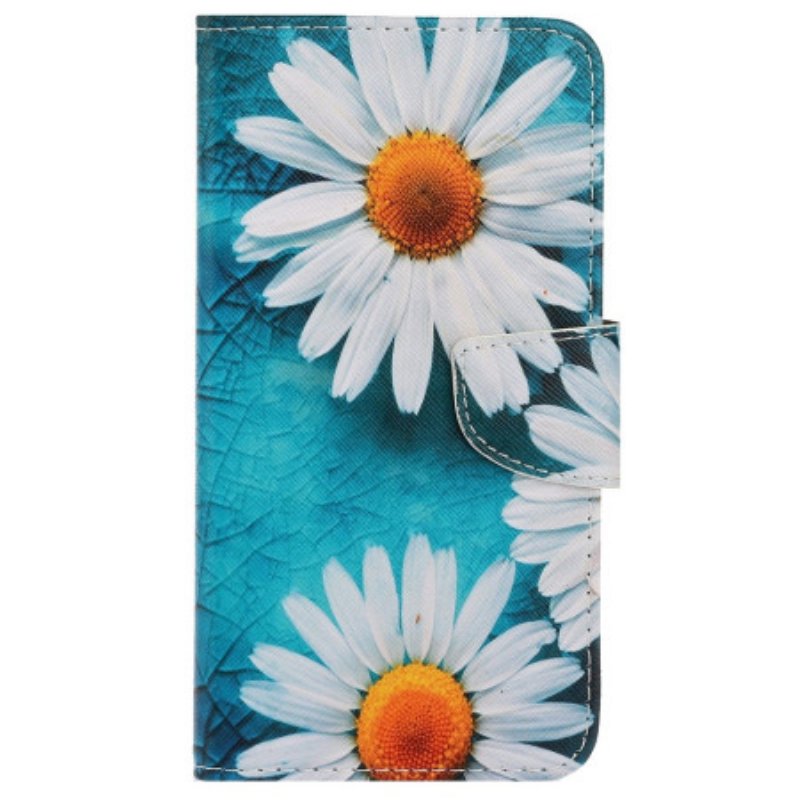 Fodral Xiaomi Redmi 10C Med Kedjar Thong Daisies