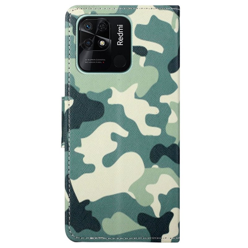 Fodral Xiaomi Redmi 10C Militärt Kamouflage