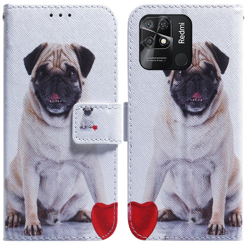 Fodral Xiaomi Redmi 10C Mops Hund