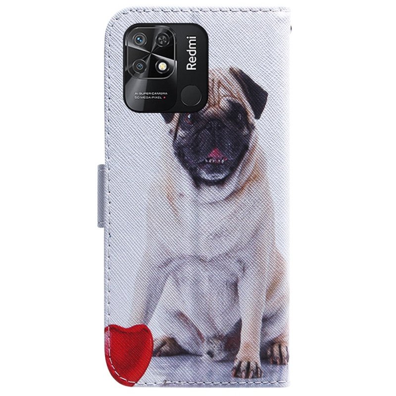 Fodral Xiaomi Redmi 10C Mops Hund