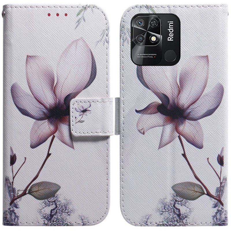 Fodral Xiaomi Redmi 10C Rosa Blomma