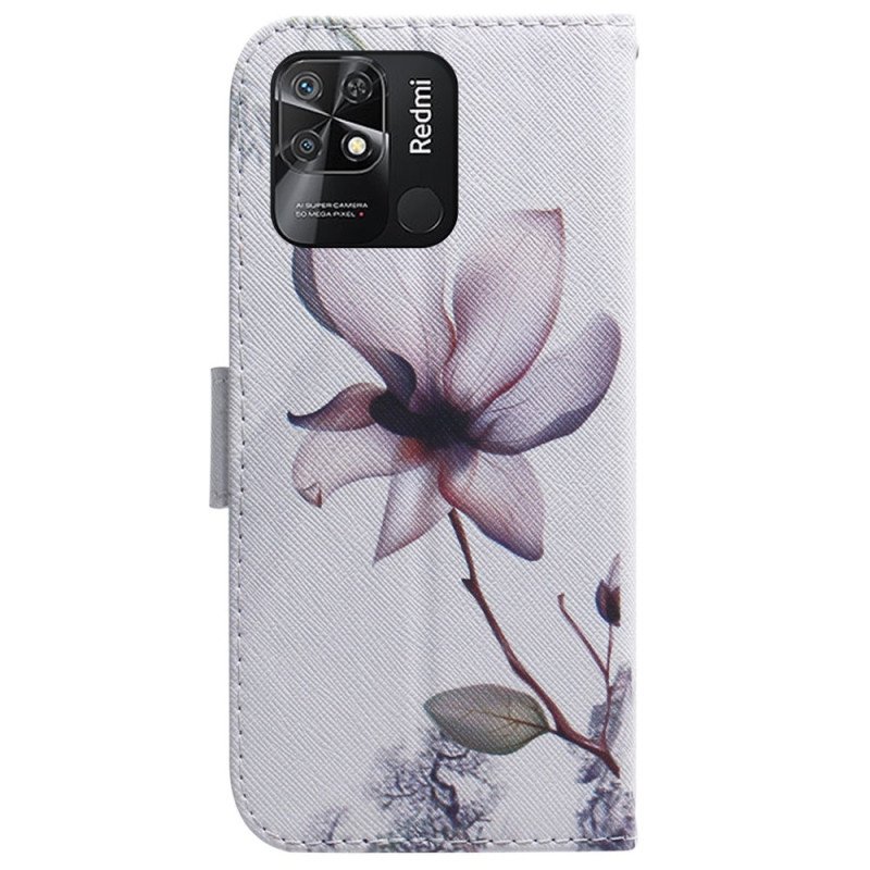 Fodral Xiaomi Redmi 10C Rosa Blomma