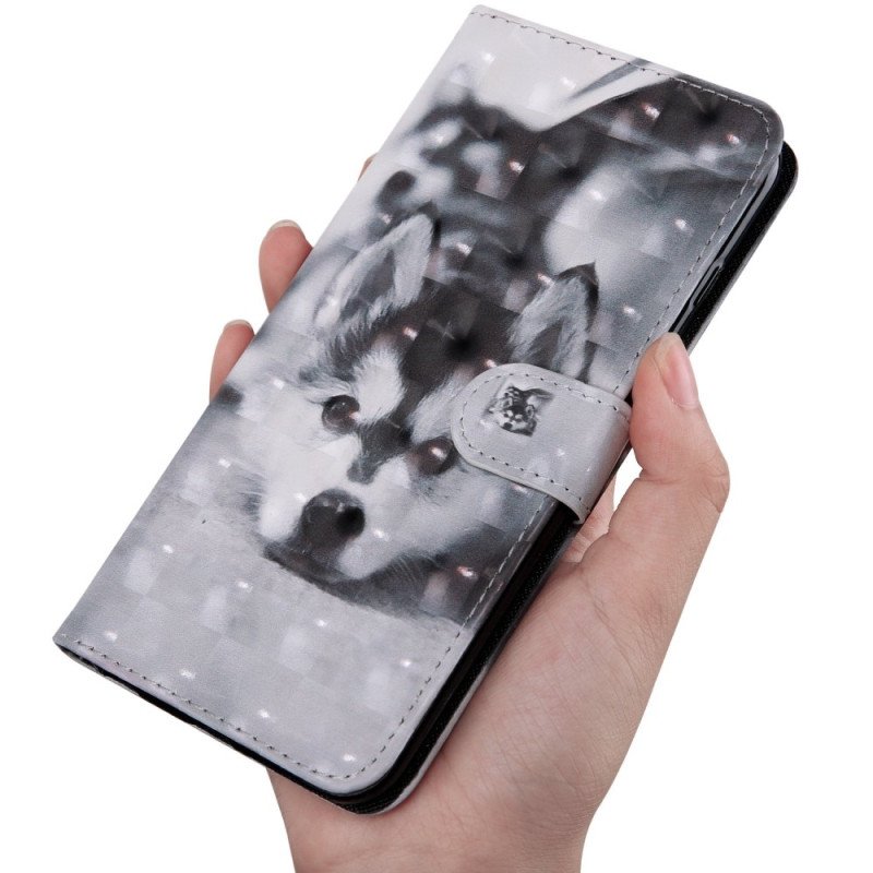 Folio-fodral Xiaomi Redmi 10C Med Kedjar Thong Valp