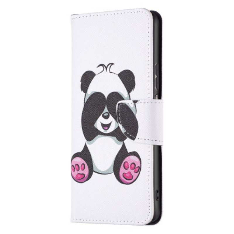 Folio-fodral Xiaomi Redmi 10C Panda