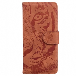 Folio-fodral Xiaomi Redmi 10C Tiger Fotavtryck