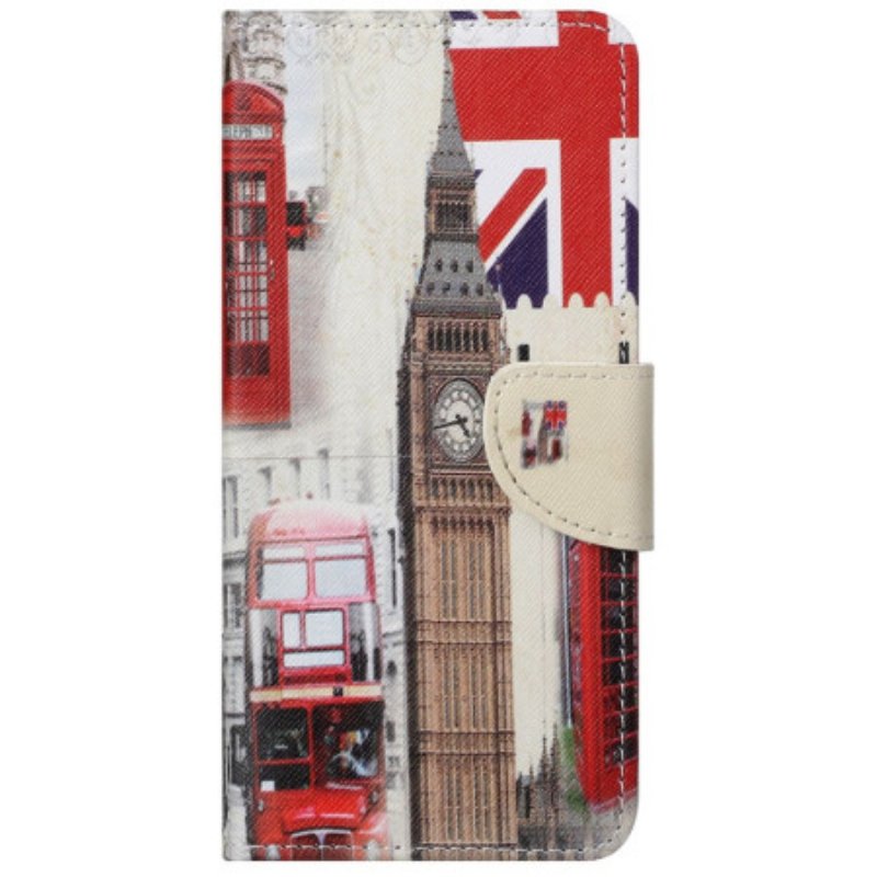 Läderfodral Xiaomi Redmi 10C London Livet