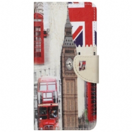 Läderfodral Xiaomi Redmi 10C London Livet