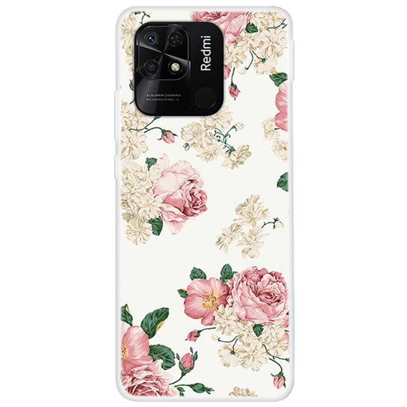 Mobilskal Xiaomi Redmi 10C Vackra Blommor